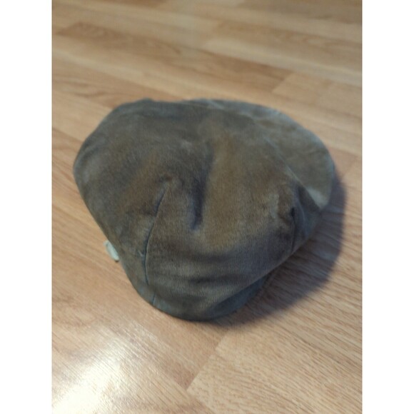 LL Bean Drivers Newsboy Hat Cap Large Brown Quality De Luxe Leather Vintage - Picture 4 of 12